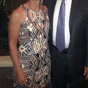 Sexy Gorgeous Form Fitted Sequined Dress